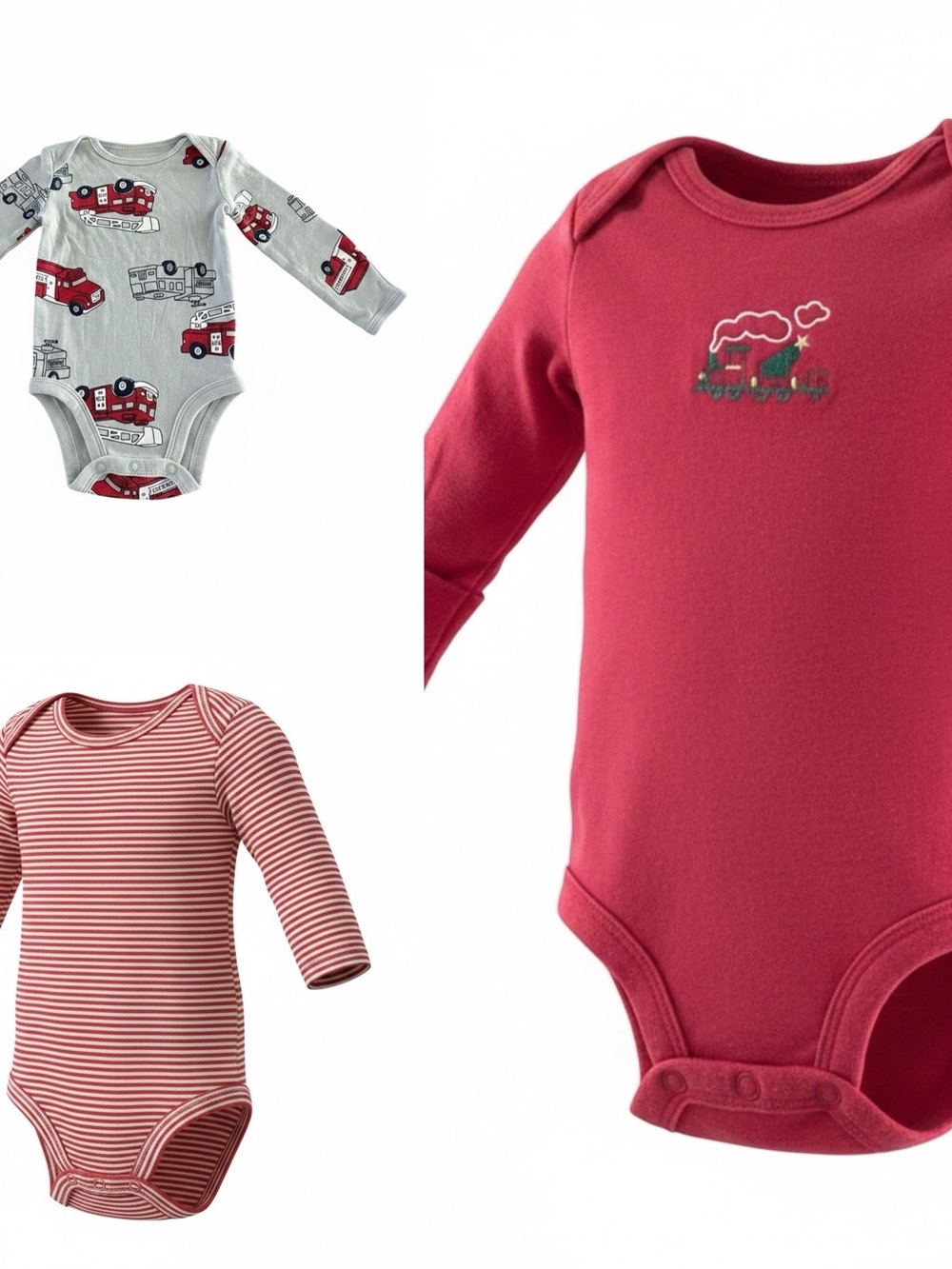 Carter's Baby Bodysuits 3M‎ 5-Pack Long Sleeve Cotton Onesies Infant